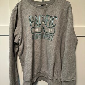 Adidas Gray Pacific Northwest Crewneck